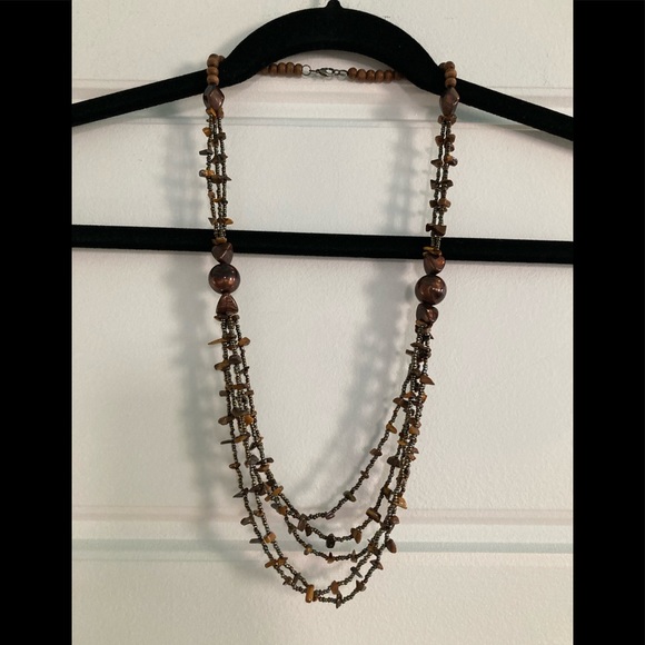 Wooden Bead Necklace - Picture 1 of 4